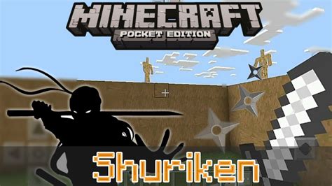 Minecraft Pe Redstone How To Make A Real Shuriken Youtube