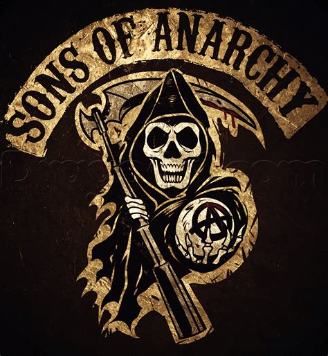 How To Draw The Sons Of Anarchy Step By Step Symbols Pop Culture