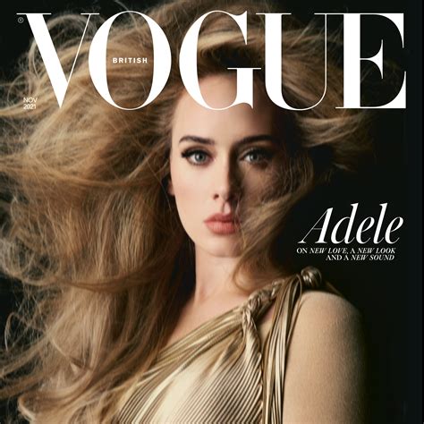 Adele Is British Vogues November 2021 Cover Star British Vogue