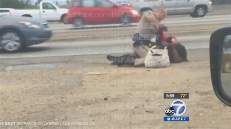 Driver Records Chp Officer Punching Woman Abc30 Fresno