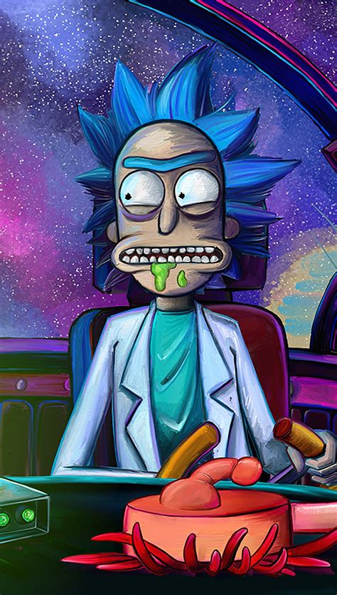 Rick And Morty In Space Ship Wallpaper K Hd Id
