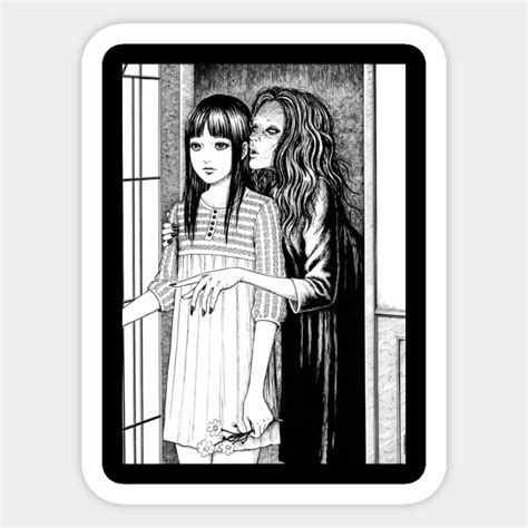 Junji Ito Horror Sticker Teepublic