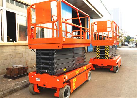 137m Electric Aerial Work Platform Hydraulic Driven With Storage Battery