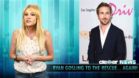 Ryan Gosling Saves Woman From Moving Car Youtube