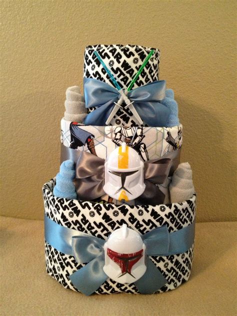 3 Tier Star Wars Diaper Cake