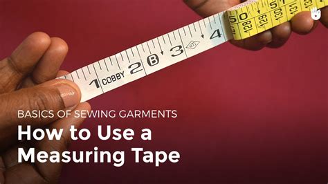 How To Use A Measurement Tape Sewing Youtube