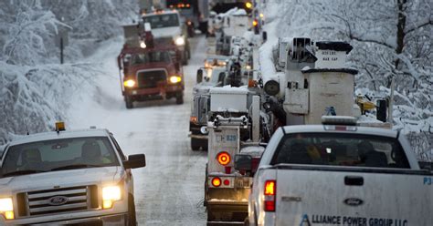 Utilities Snowstorm Damage Worst In Memory