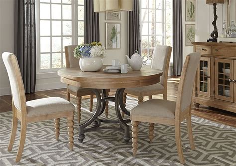 Shop for kendall 5 piece dining set. Harbor View Round Dining Room Set from Liberty (531-T4254 ...