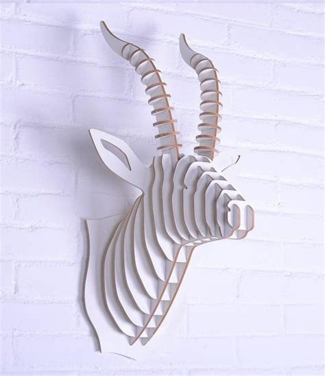 Gazelle Head Puzzle Free Dxf File Free Download Dxf Patterns