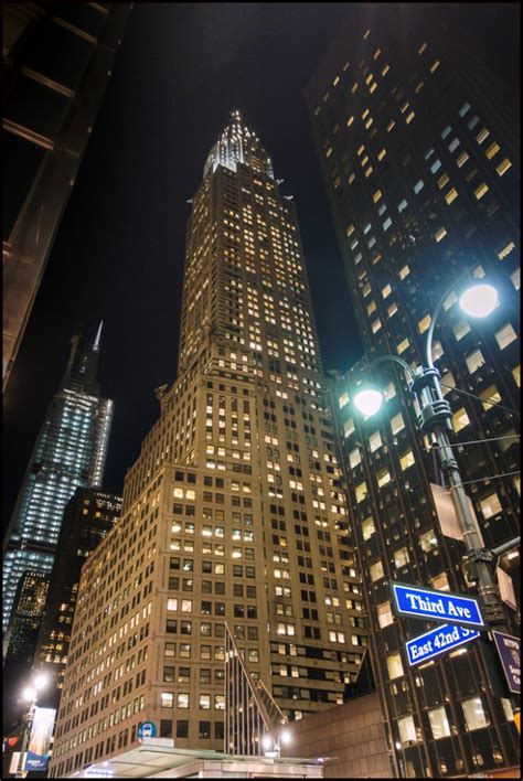 Chrysler Building By Night Photography Images And Cameras