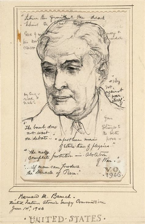 Bernard M Baruch 1870 1965 Representative From The United States To