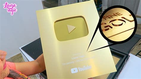 Play Button Es De Oro De Verdad Vamos A Verlo En Microscopio Youtube