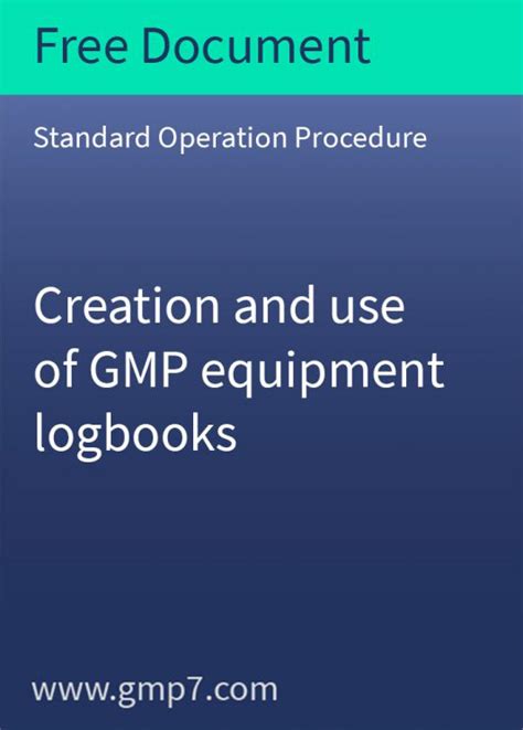 Free Gmp Sop Standard Operating Procedures Free Documents Fda Eu