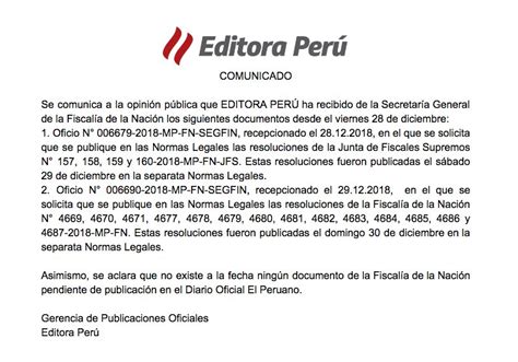 Diario El Peruano On Twitter LoÚltimo Editora Perú Emite El
