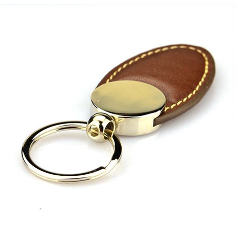 Oem Keychain Men Pu Leather Key Chain Custom Bulk Key Rings Leather