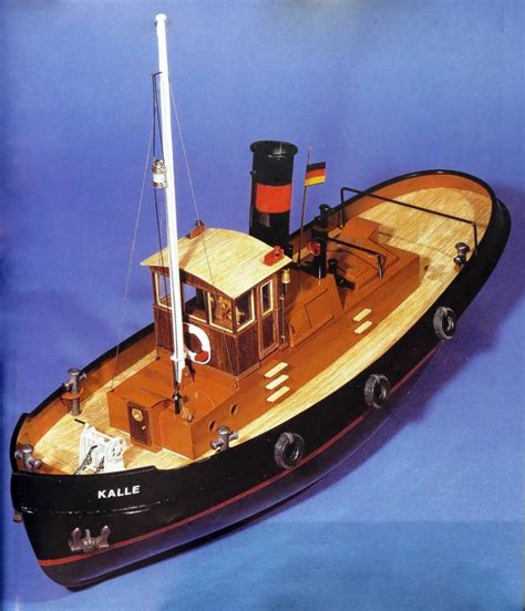 Kalle 2 Radio Control Steam Tug Boat 120 Scale Aero Naut Model Kit