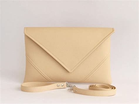 Womens T For Her Beige Clutch Purse Vegan Leather Clutch Etsy