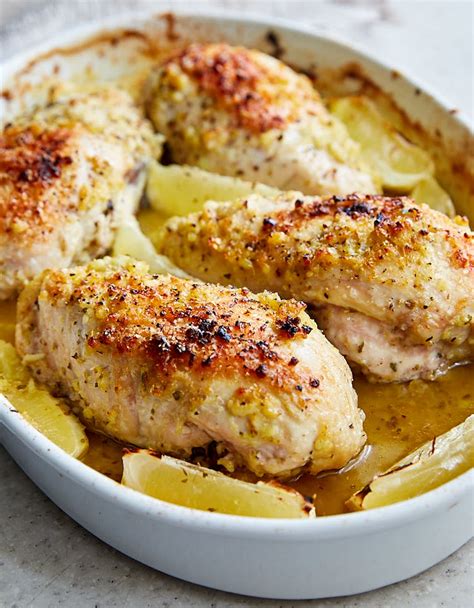 1 cup mayo (mayo.not miracle whip) ½ cup parmesan salt/pepper to taste ½ tsp garlic (optional). Baked Lemon Garlic Chicken - i FOOD Blogger