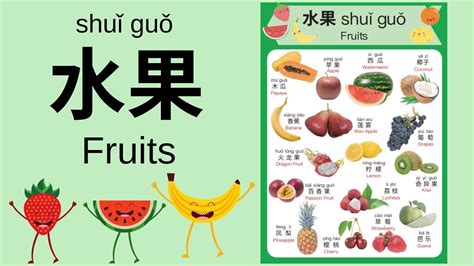 Learn Different Fruits In Mandarin Chinese For Toddlers Kids