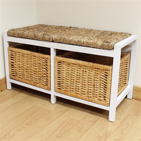 23 Beautiful Wicker Storage Bench Seat That Cast A Stylish Spell Home