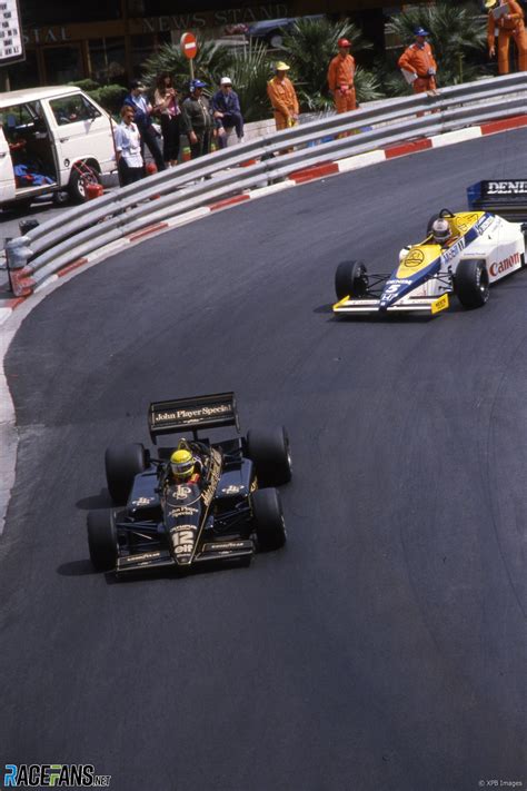 Ayrton Senna Lotus Monaco 1985 · Racefans