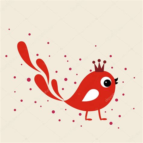 Vector Cute Bird Card Stock Vector By ©vectorrgb 2177610