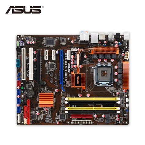 Original Used Asus P5q Pro Turbo Desktop Motherboard P45 Socket Lga 775