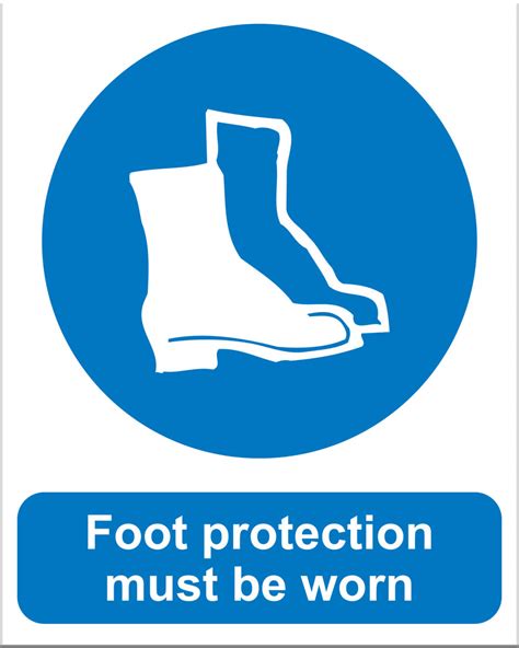 Foot Protection Must Be Worn Markit Graphics