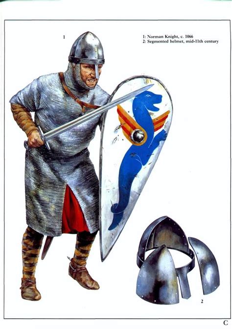 Norman Knight1066 Ad Medieval Ages Medieval Weapons Medieval World