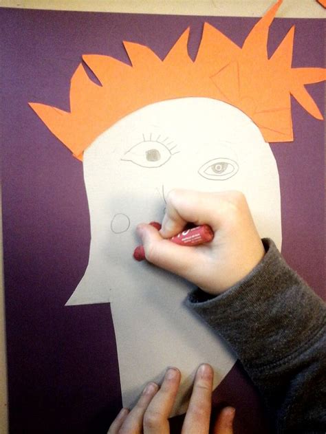 Open Day Roll Picasso Face Disegno Viso Autoritratti Pastelli