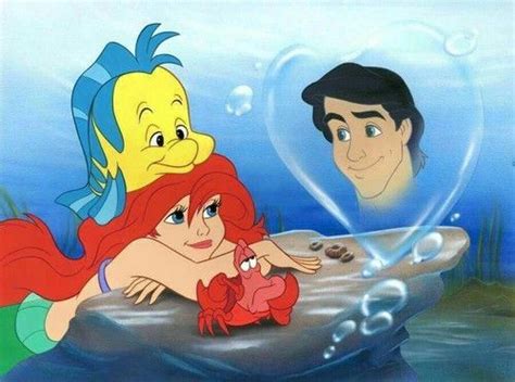 Flounder Ariel Sebastian And Prince Eric ~ The Little Mermaid Anime
