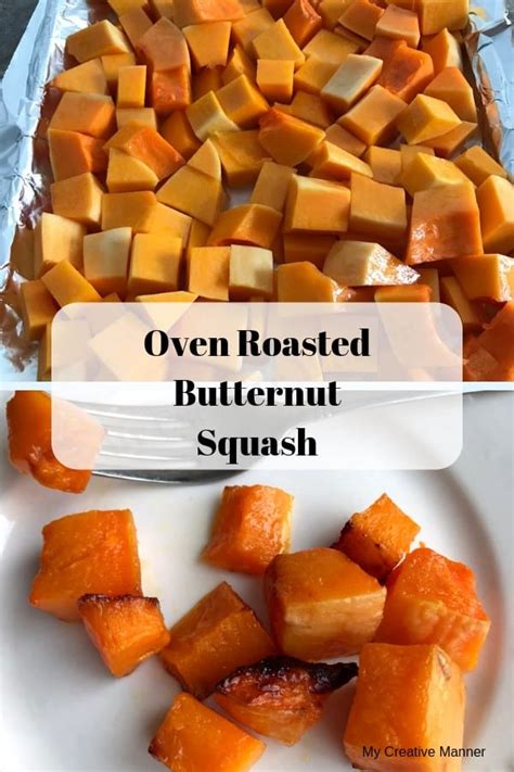 Healthy Recipe For Oven Roasted Butternut Squash