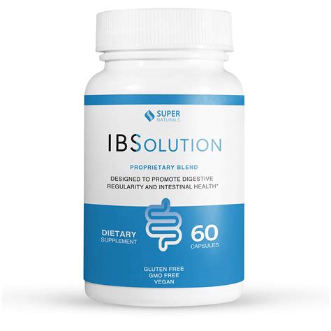 All Natural Ibs Relief By Ibsolution Made In Usa Non Gmo Gluten Free And Vegan 60 Capsules