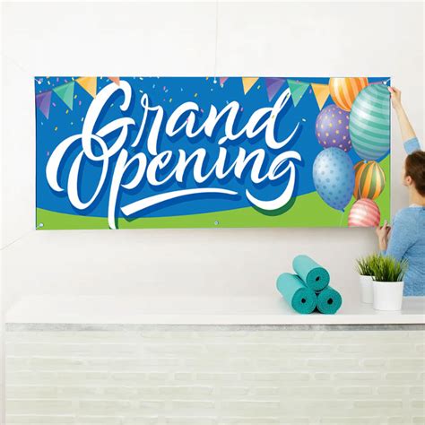 Grand Opening Banner Tight Designs And Printing Service Of Florida