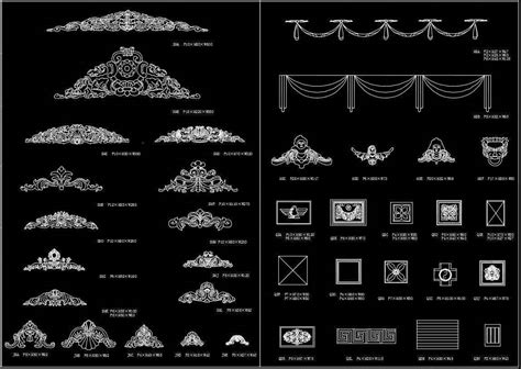 Architectural Decorative Elements 1 Free Autocad Blocks And Drawings