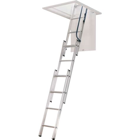 Werner Aa1510 Compact Attic Ladder Aluminum National Ladder