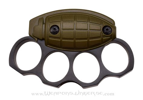 Grenade Brass Knuckles Army Green