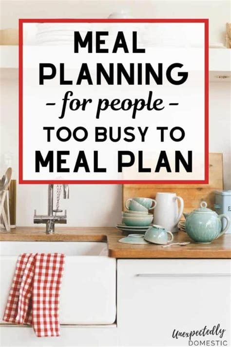 The Easiest Way To Meal Plan For People Who Hate Meal Planning