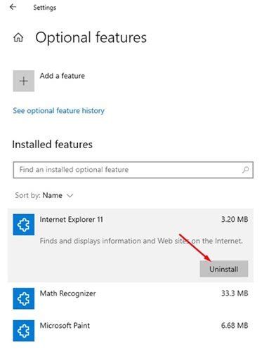 How To Add Or Remove Optional Features In Windows 10