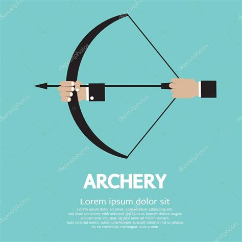 Archery Vector Illustration — Stock Vector © Happymay 42261055