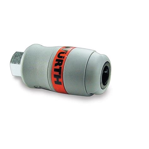 Wurth Air Coupler 14 Female Short Safety And Push Button Air