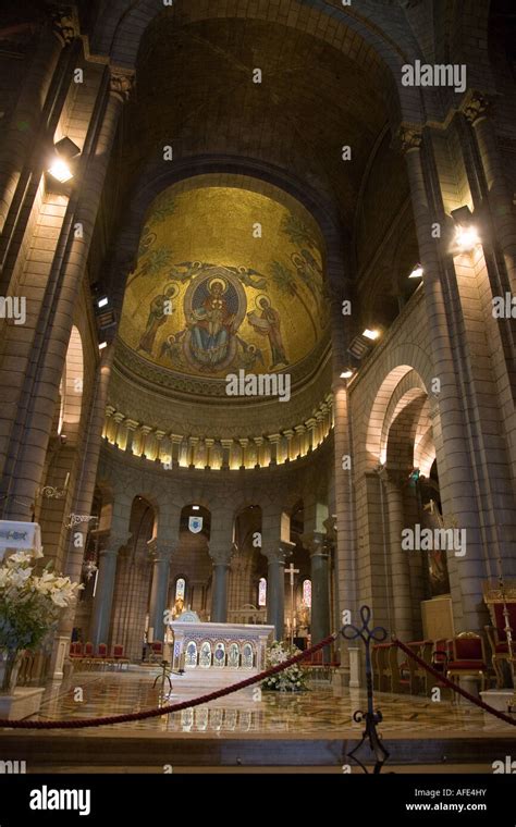 Cathedral Altar Monaco Reflections Stock Photo Alamy