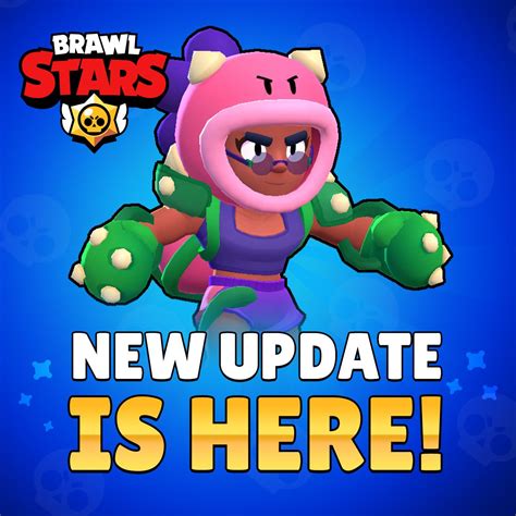 Brawl Strars New Update Colored Name Changes New Brawler Rosa From