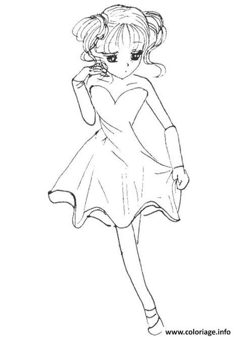 Pourquoi ne considerez vous pas graphique mentionne plus haut. Coloriage fille manga 89 - JeColorie.com