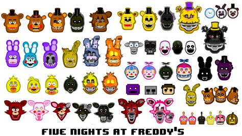 All Fnaf Characters Image Indiedb
