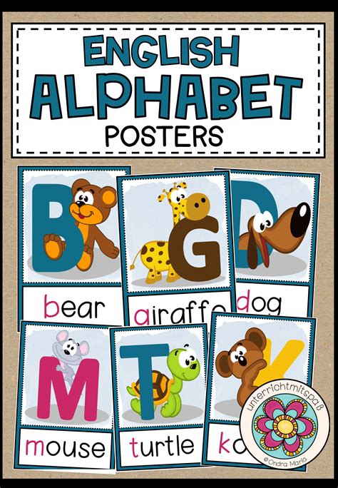 The Alphabet Posters Für Den Englischunterricht