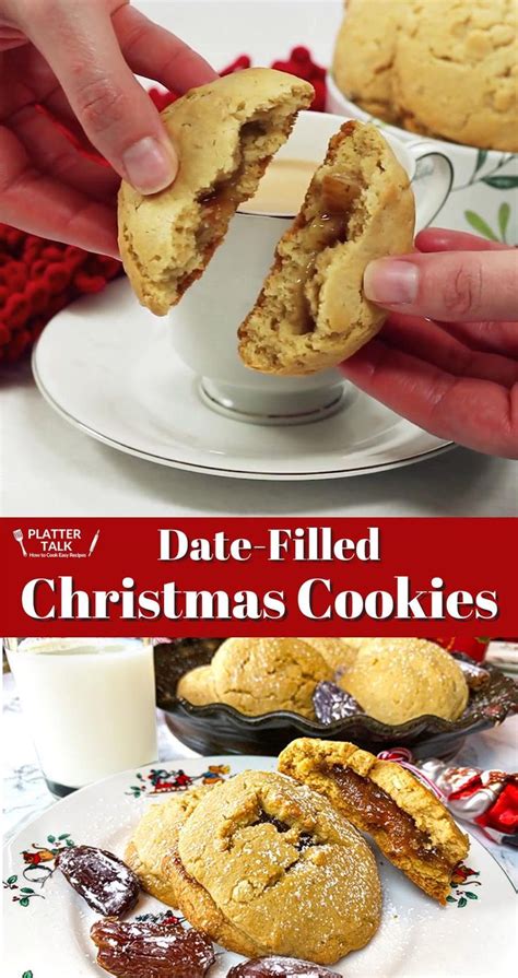 Date Filled Christmas Cookies Video Date Filled Cookie Recipe