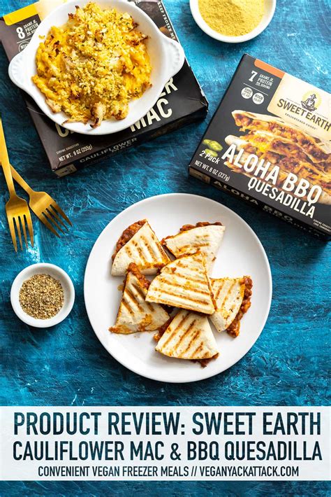 Cauliflower mac and cheese, low carb cauliflower recipes, low carb mac and cheese. Review: Sweet Earth Foods Frozen Meals - BBQ Quesadilla ...