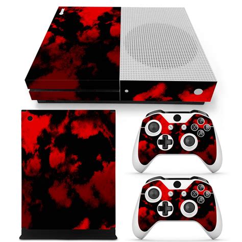 Army Camouflage Red Xbox One S Console Skins Xbox One S Console