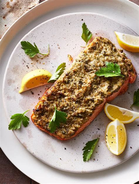 Draw from the oil and drain excess fat by placing a paper towel on the plate. Air-Fried Salmon with Horseradish Rub | Recipe in 2020 ...